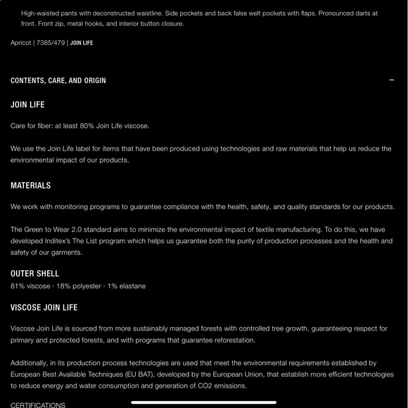 Zara full length wide leg  flowy pleated pants - Picture 8 of 10